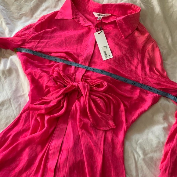 NWT Tie Curious Mini Dress in Pink Glo - Picture 9 of 9